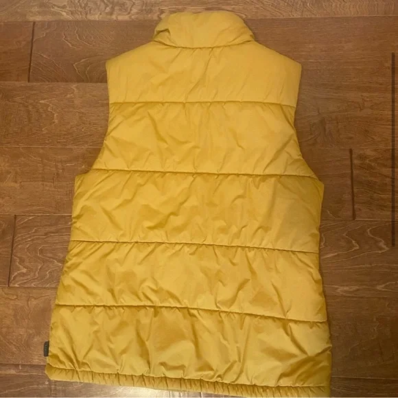 REI Mustard Yellow Quilted Vest - Picture 3 of 5